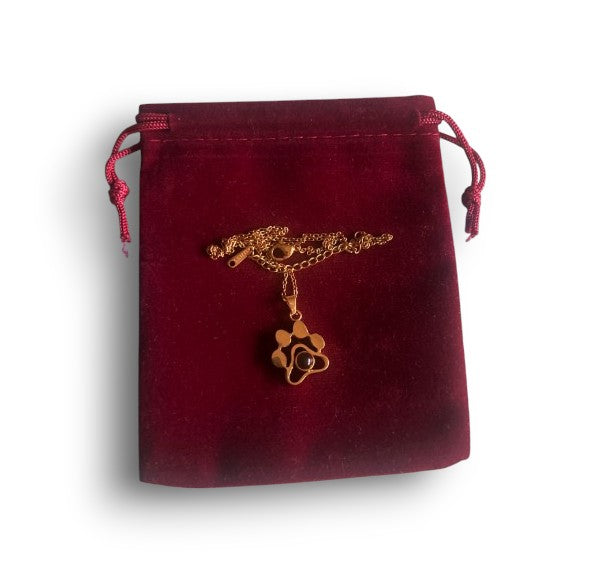 Collar Personalizable con Forma de Huella