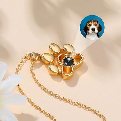 Collar Personalizable con Forma de Huella